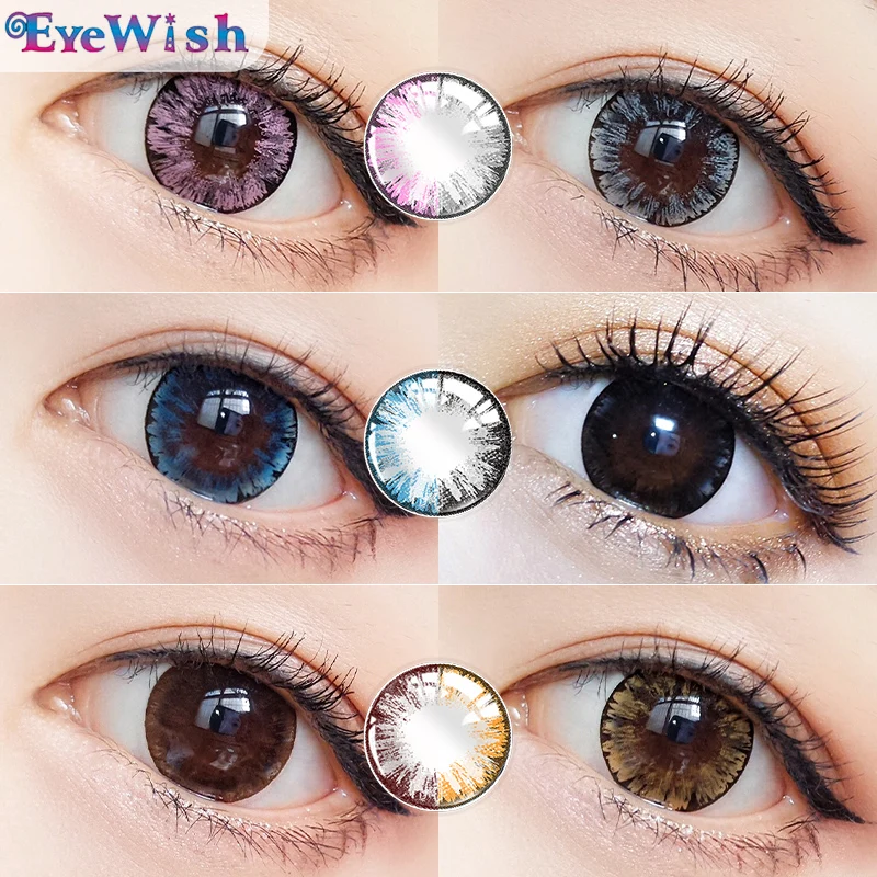Фотолинзы серии BIG EYE, цветные линзы ed, красивые контактные линзы, косметические цветные линзы для глаз, цветные контакты ed Eyes 14,5 мм
