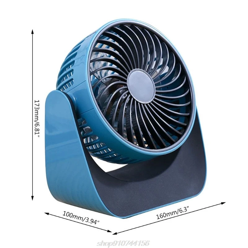 

USB Rechargeable Desktop Mini Fan Portable Mute 360 Degrees Rotation 3 Speed Adjustable Summer Air Cooler A02 21 Dropship
