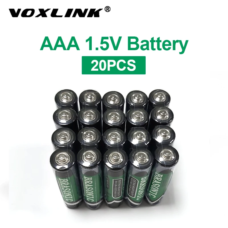 VOXLINK 20 шт. батарея aaa 1 5 В LR6 AM3 R03 MN1500 Стандартная первичная для клавиатуры камеры