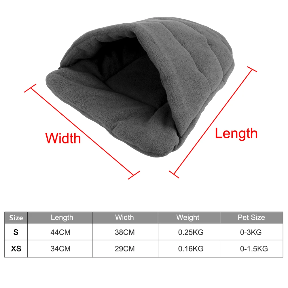 

Lovely Pets Cushion Warm Cat Bed Short Plush Small Dogs Cat Kennel Dog Puppy House Winter Warm Slippers Style