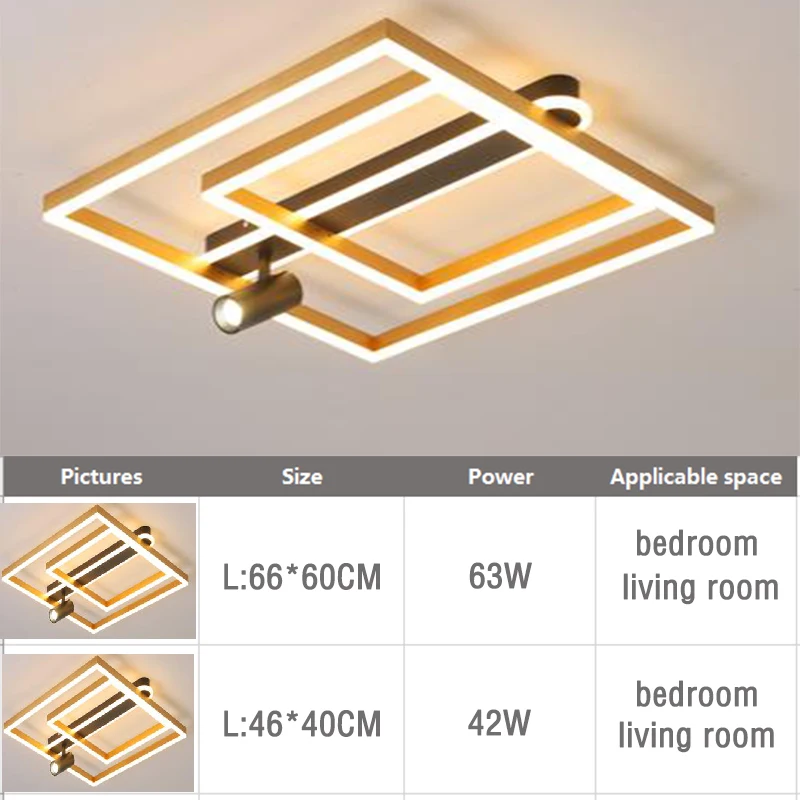 

Modern square LED bedroom ceiling lamp children's room lighting lamp living room chandelier factory outlet lamps