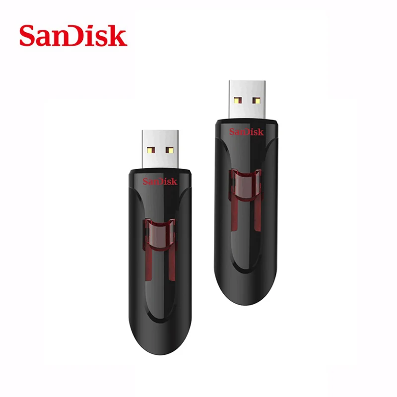 SanDisk Флешка USB 3 0 металлическая флешка CZ600 16 ГБ 32 64 Гб карта памяти 128 U диск 256
