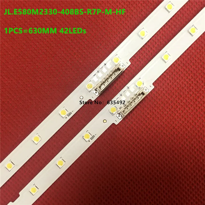 

2pcs LED Strip JL.E580M2330-408BS-R7P-M-HF LM41-00632A BN96-46866A for UE58NU7100 UN58NU7100 UE58NU7170 UE58NU7179 UE58NU7175