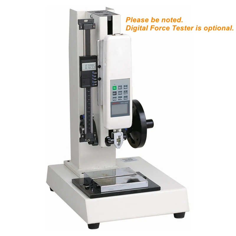 500N вертикальный нажимной и Тяговый испытательный стенд с боковым маховиком |