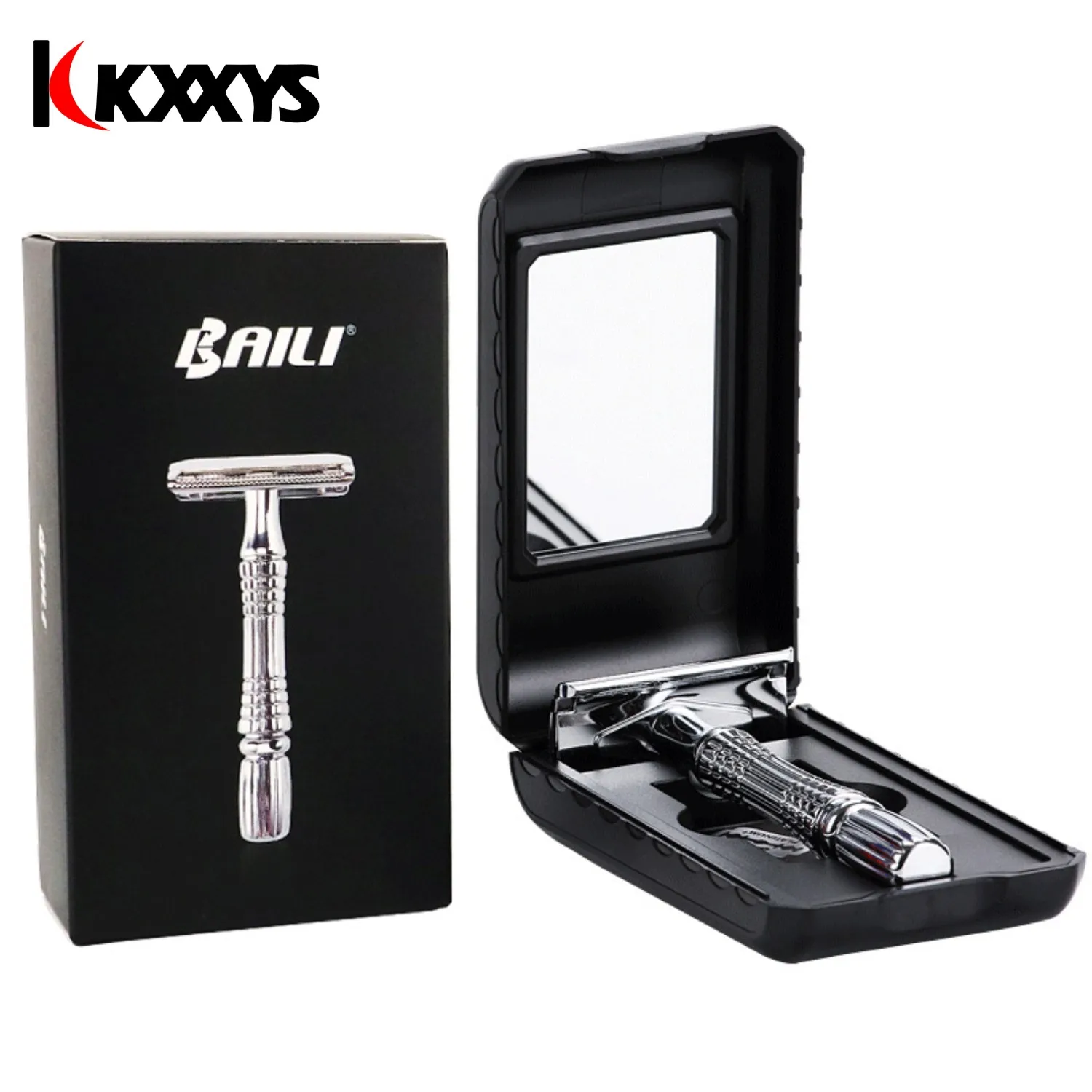 Бритва мужская регулируемая с двойным краем | Красота и здоровье