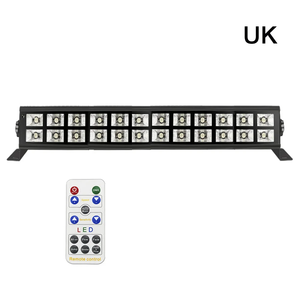 12 светодиодный дискотека ультрафиолетовая панель огни вечерние Dj УФ лампа для