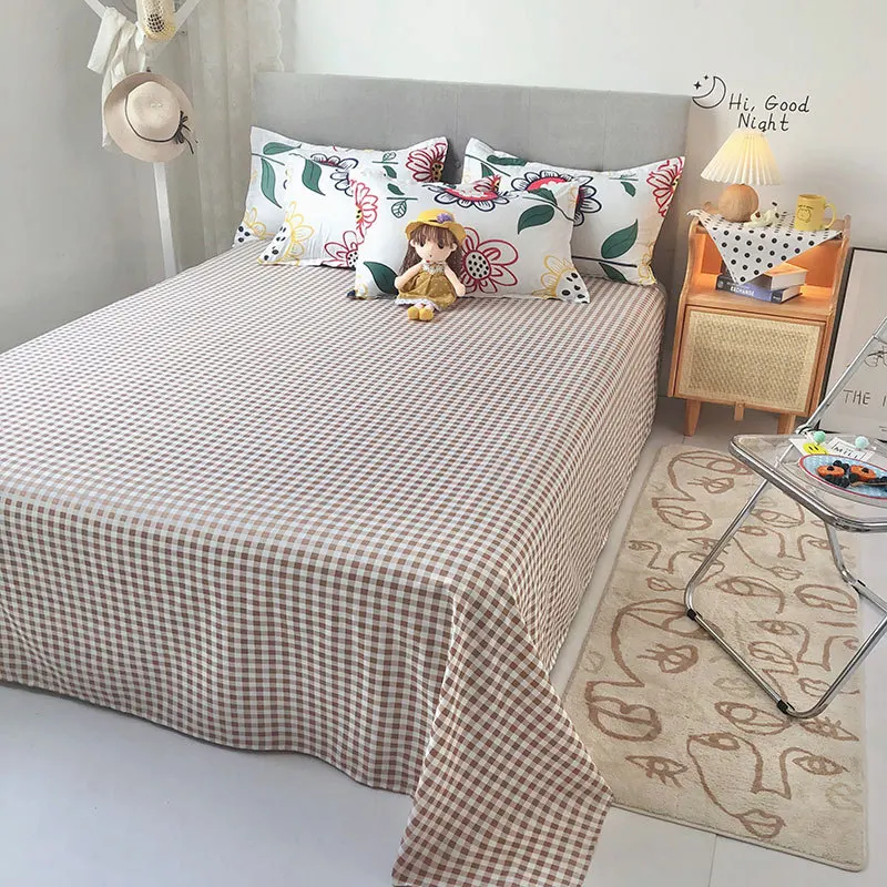 

Home Textile Aloe Quilts Bed Sheets Skin Friendly and Four Piece Hair Substitute Queen Bedding Set Twin Bedding Set Bed Set