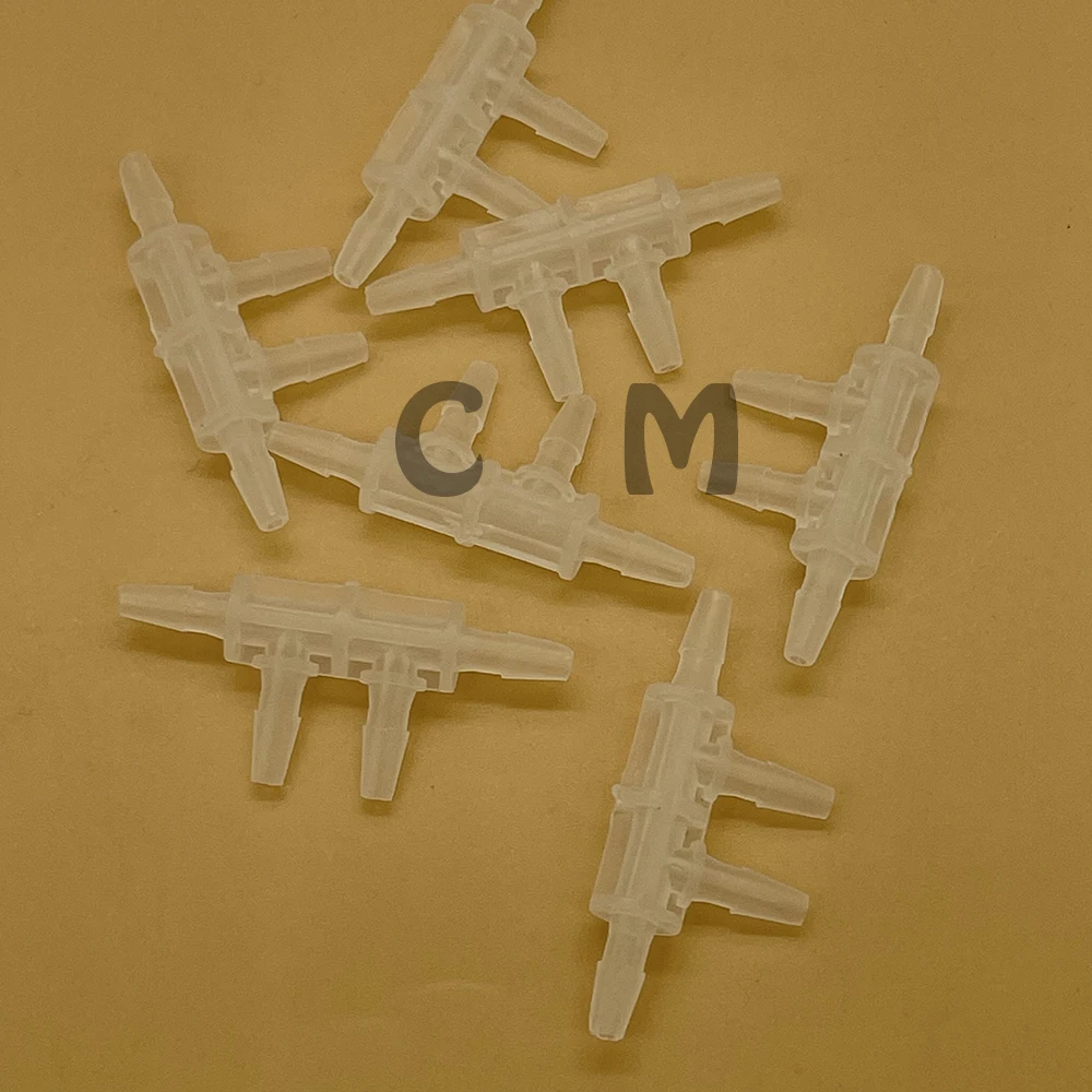 

20PCS Printhead 4 ways ink tube connector for Mutoh Roland Mimaki printer plastic ink Hose Pipe Adapter ink tube fitting