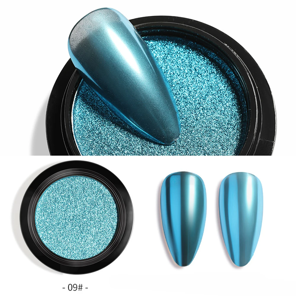 

Nail Powder Laser Glitter Nail Pigment Chrome Nail Powder Dazzling Dipping Dust Powder for Nails Art