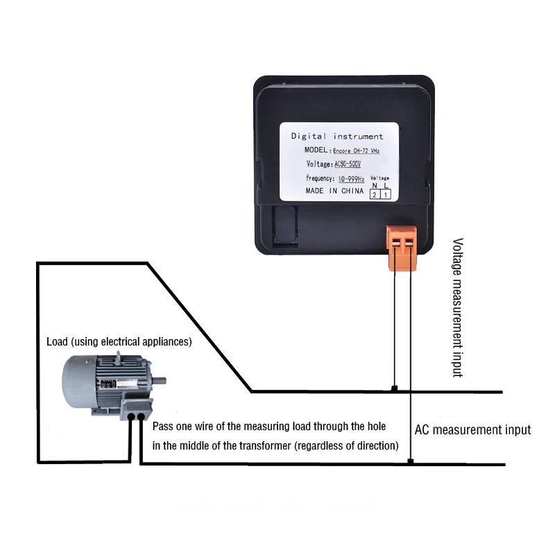 ph litmus paper 72*72mm Hertz Digital AC Voltage Power Frequency Combination Meter Embedded Voltmeter AC 50-500V 10.0-99.9Hz easy read tape measure