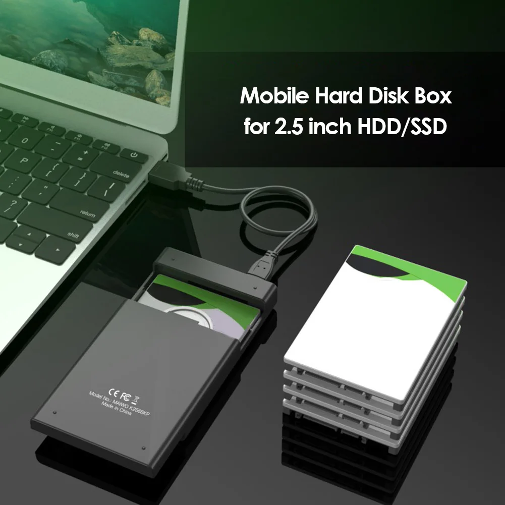 MAIWO металлический зашифрованный внешний портативный корпус жесткого диска USB 3 0 к