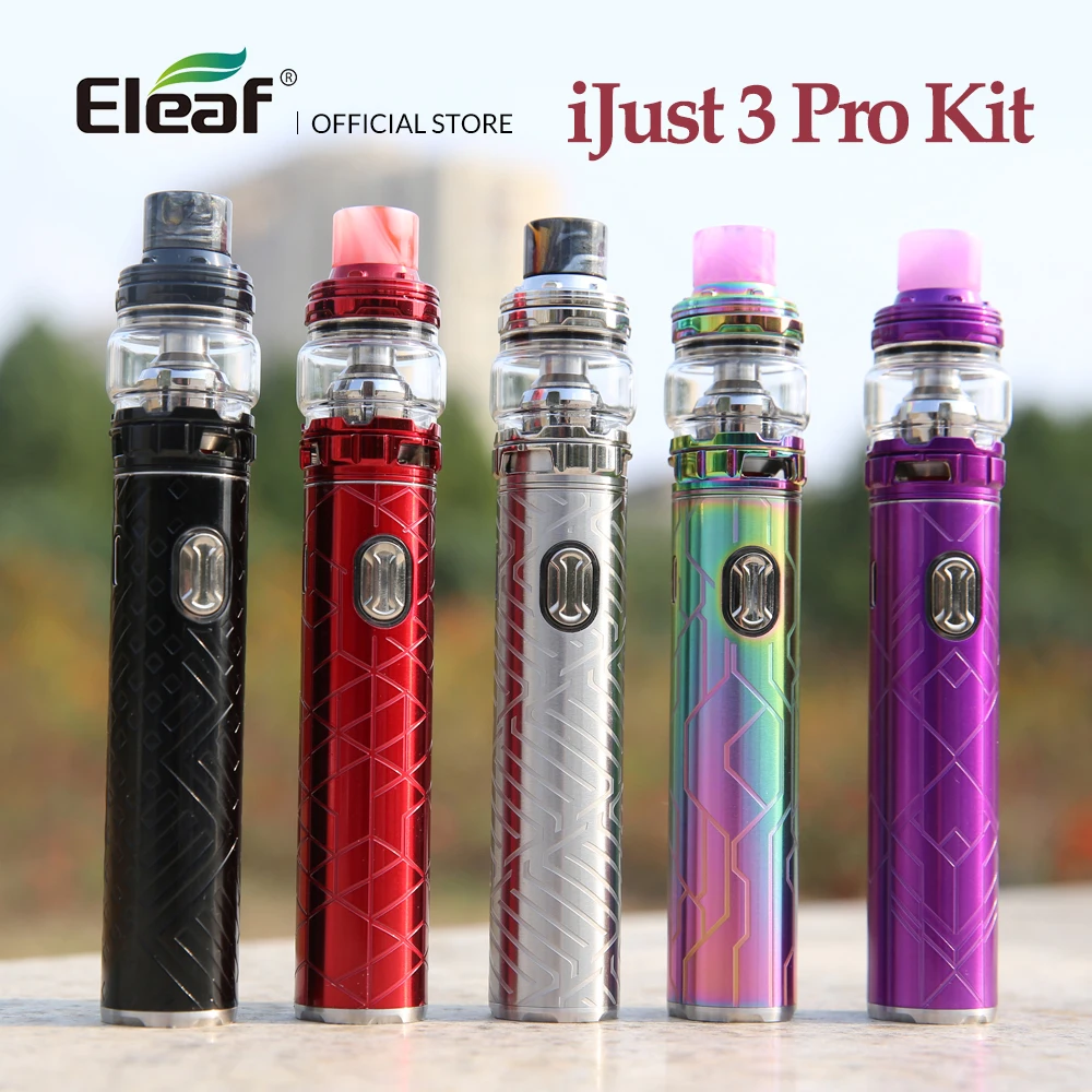 США/Франция склад в исходном Eleaf iJust 3 комплекта с Элло Дуро со встроенным 3000 мАч аккумуляторной батареи 6,5 мл Tank электронная сигарета