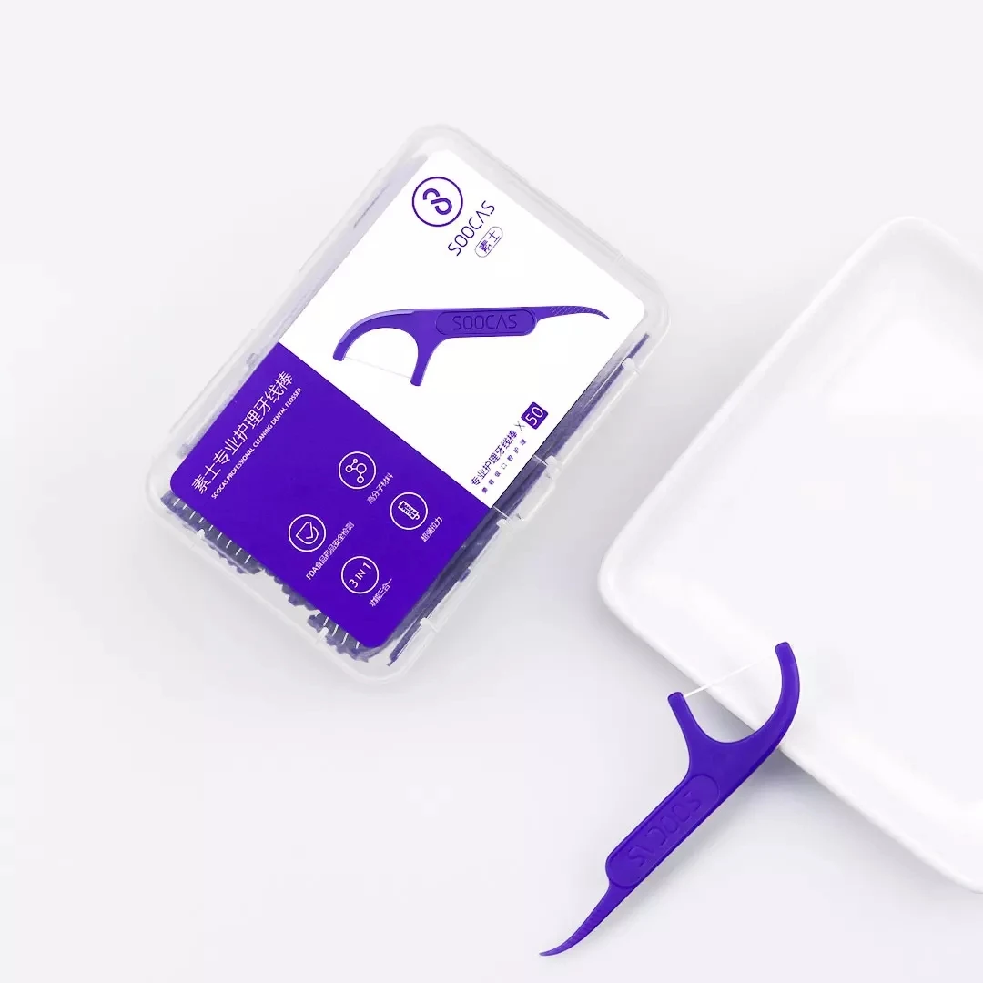 2022 зубная нить SOOCAS палочка для ухода за полостью рта эргономичный дизайн