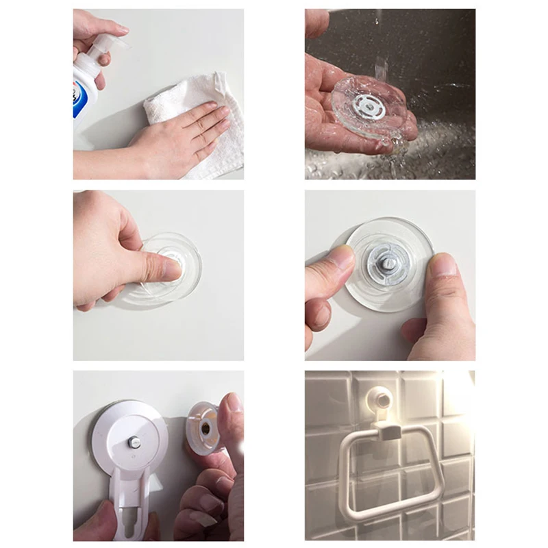 Многофункциональное полотенце без следов кольцо дырочек пластиковое банное s