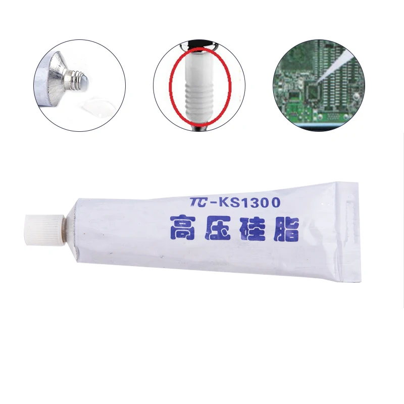 

High Voltage Silicon Grease Insulation Rust Moistureproof Translucent Non-Curing For TV FBT Component High Pressure Parts