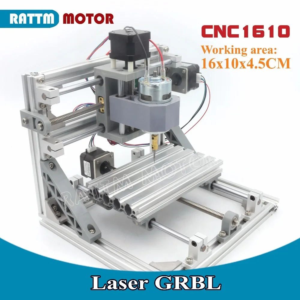 UKR CNC 1610 GRBL управление DIY Мини станок с ЧПУ рабочая зона 160x100x45 мм 3 оси Pcb фрезерный