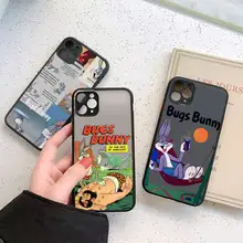 Bugs Bunny Comics Phone Case matte transparent  For iphone 7 8 11 12 plus mini x xs xr pro max cover