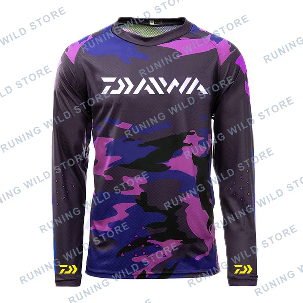  New Brand Dawa Daiwa Fishing Shirts Clothes Plus Size Anti Uv Cycling Clothing Outdoor Sport Quick Dry Mens | Спорт и развлечения