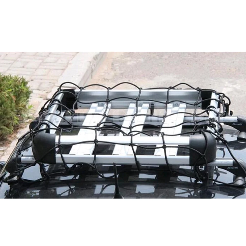 Universal Trailer Luggage Storage Stretches Truck Bed Tighter Car Bungee Mesh Pickup Accessories Elastic Cargo Net Auto | Автомобили и