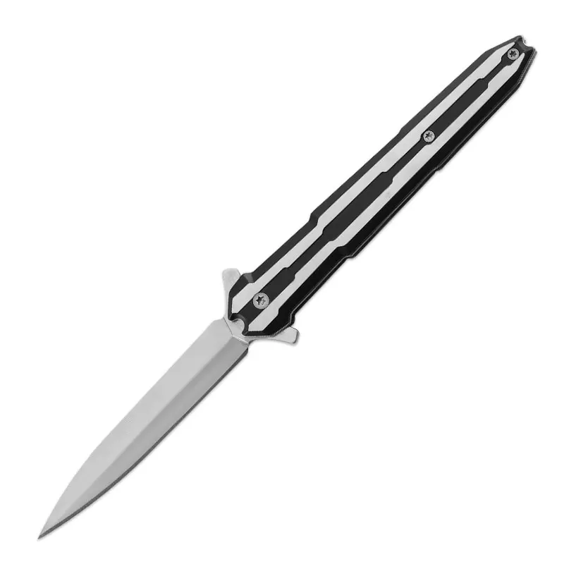

Time traveler 9 cr18mov stainless steel handle portable tactical survival knife outdoor climbing self-defense
