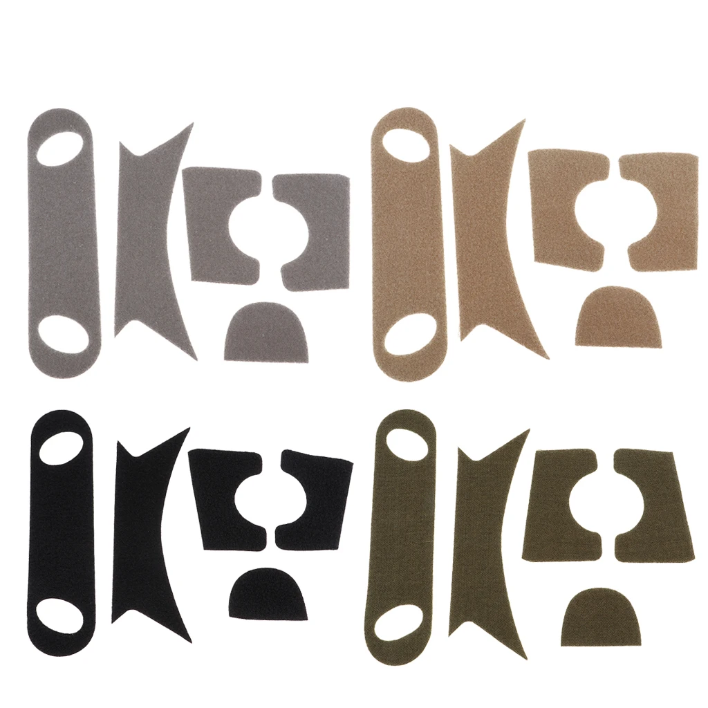MagiDeal 5 шт. наклейка на шлем патч крюк и петли для охотничьих шлемов|Кепки охоты| |