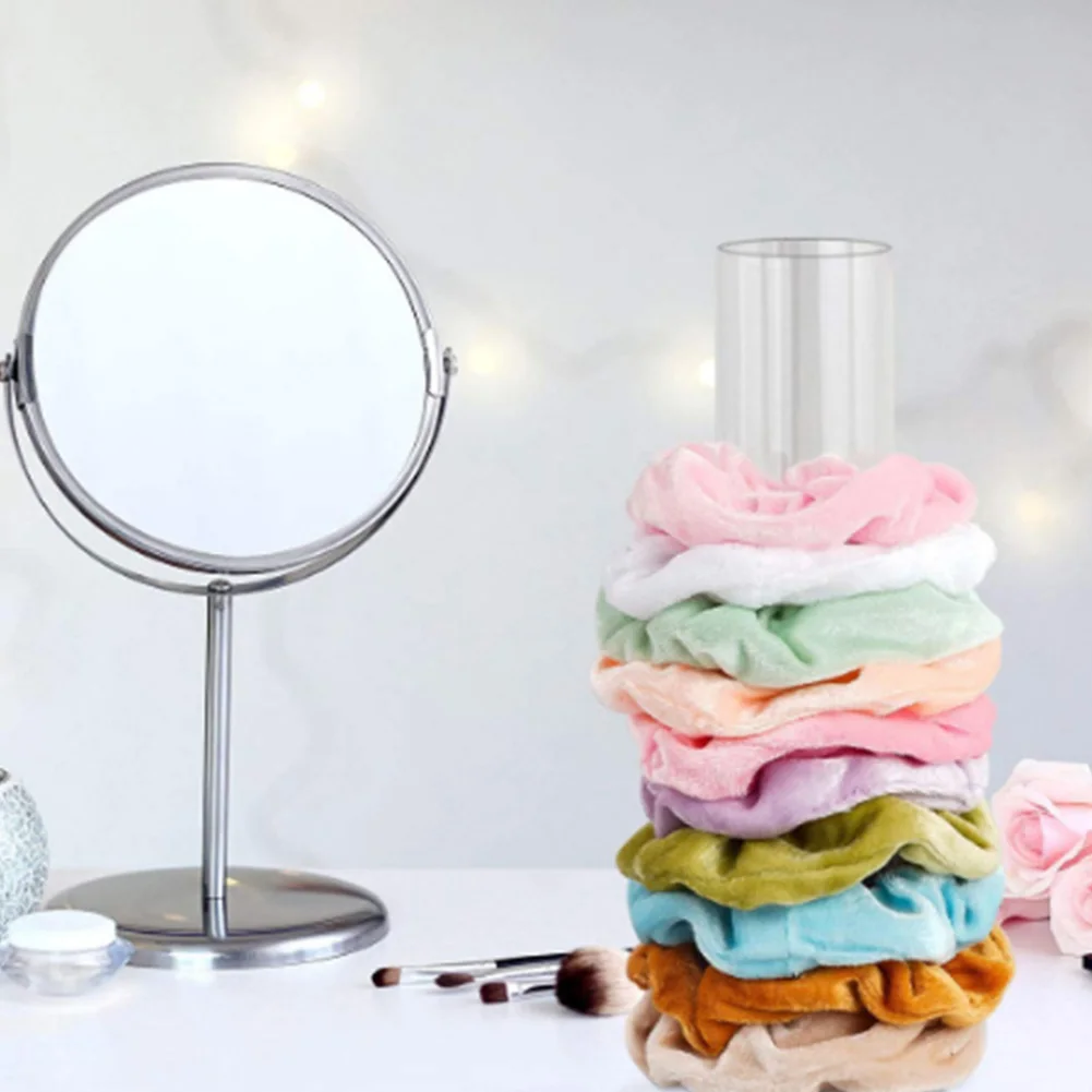 

Hair Ties Holder Stander Scrunchie Holder Stand Bracelet Holder Scrunchy Display Organizer Acrylic for Girls Women
