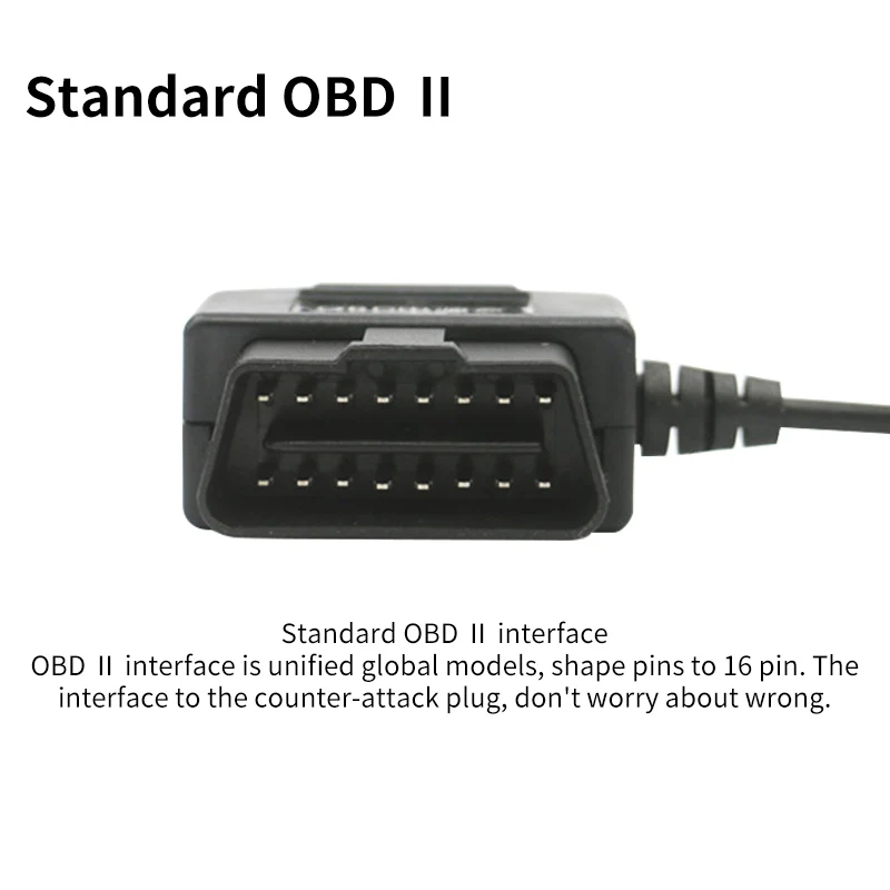 16-контактный понижающий кабель питания OBD2 0 5 м | Электроника