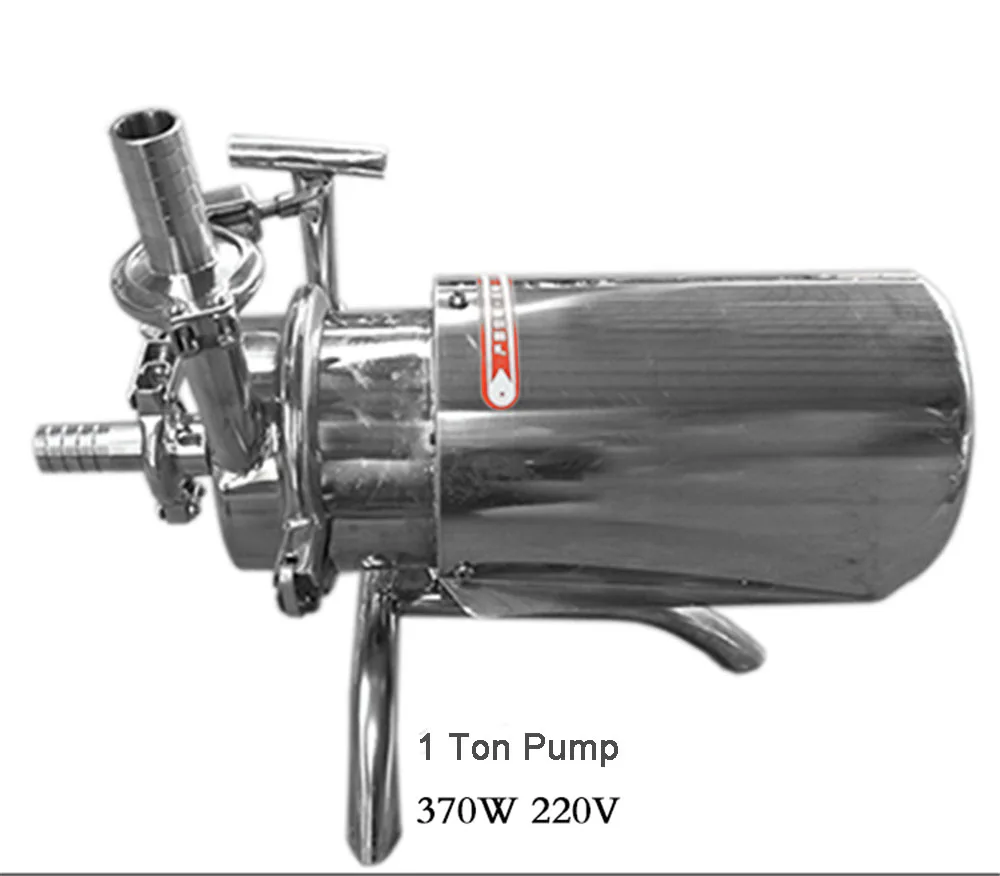 Санитарный насос из нержавеющей стали 370 Вт центробежный 220 В 1 т/ч помпа с медным