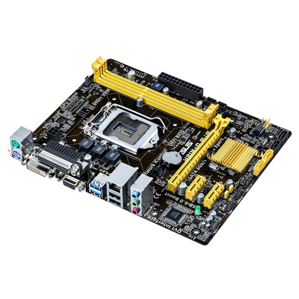 Asus H81M-D PLUS Desktop Motherboard H81 LGA 1150 For Core i7 i5 i3 DDR3 16G SATA3 USB3.0 VGA Micro-ATX Original Used Mainboard |