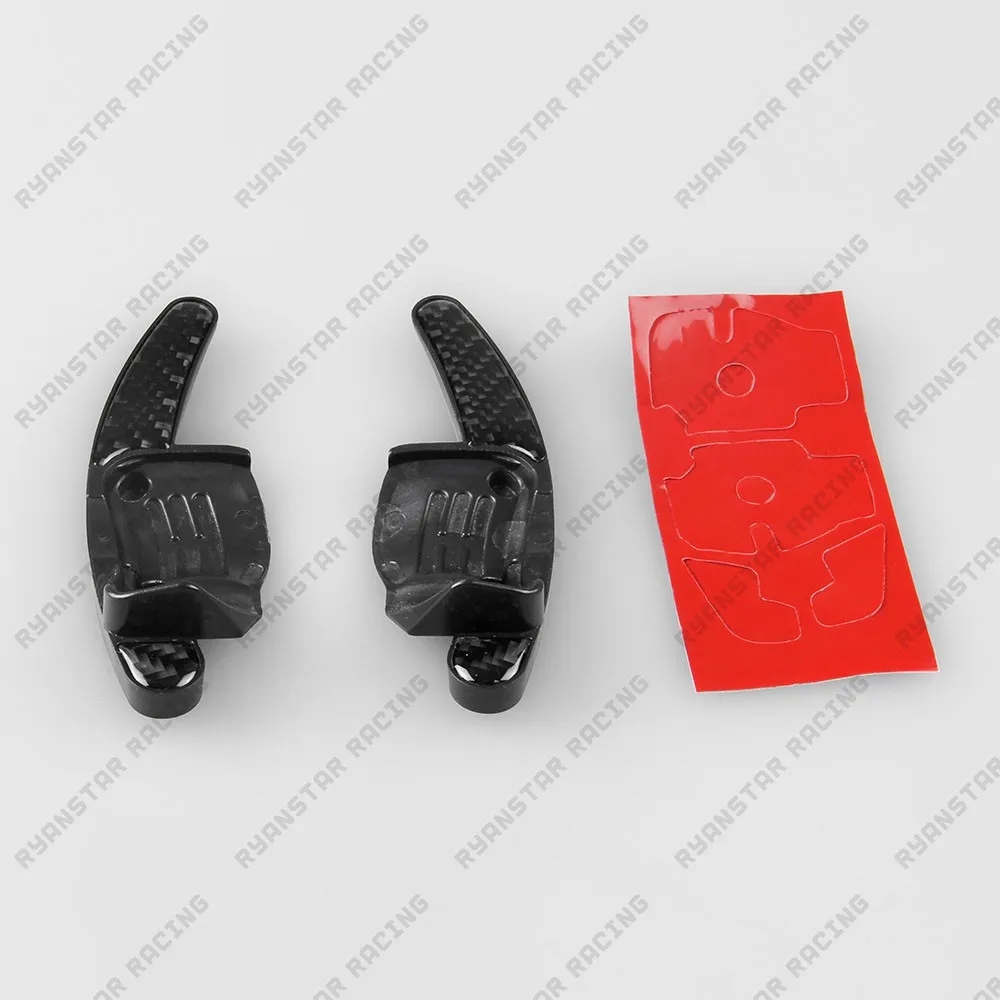 1 пара углеродное рулевое колесо шифт циферблат весло расширение для Golf Jetta GTI MK6 R