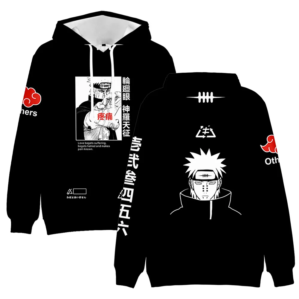 Толстовка с капюшоном Akatsuki Kakashi для мальчиков и девочек толстовки одежда ниндзя