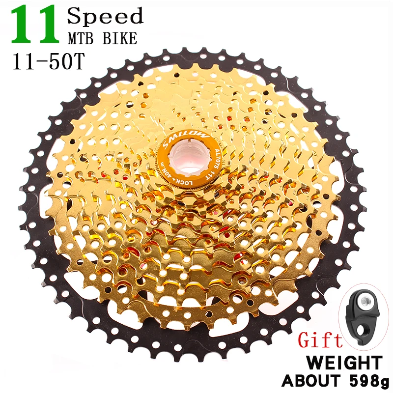 SMLLOW11s 50T SL Black Gold MTB кассета детали для горного велосипеда звездочки 11 11v 22s Speed Freewheel