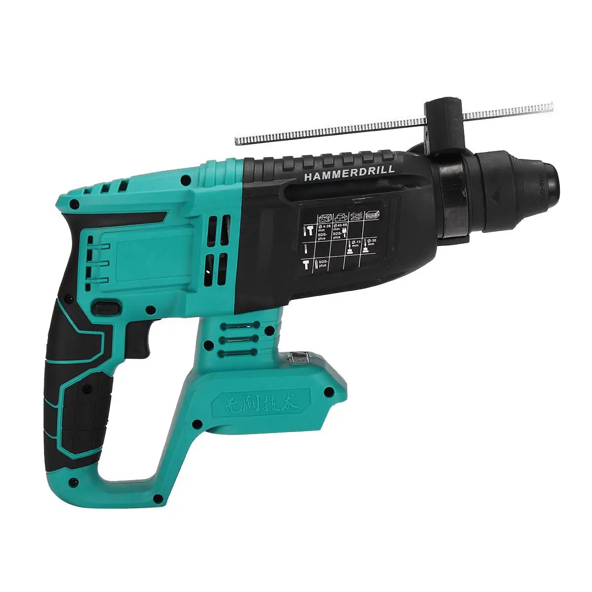 

18/21V Rechargeable Brushless Cordless Rotary Hammer Drill Electric Hammer Impact Drill 3in1 Rotary Hammer Drill without battery