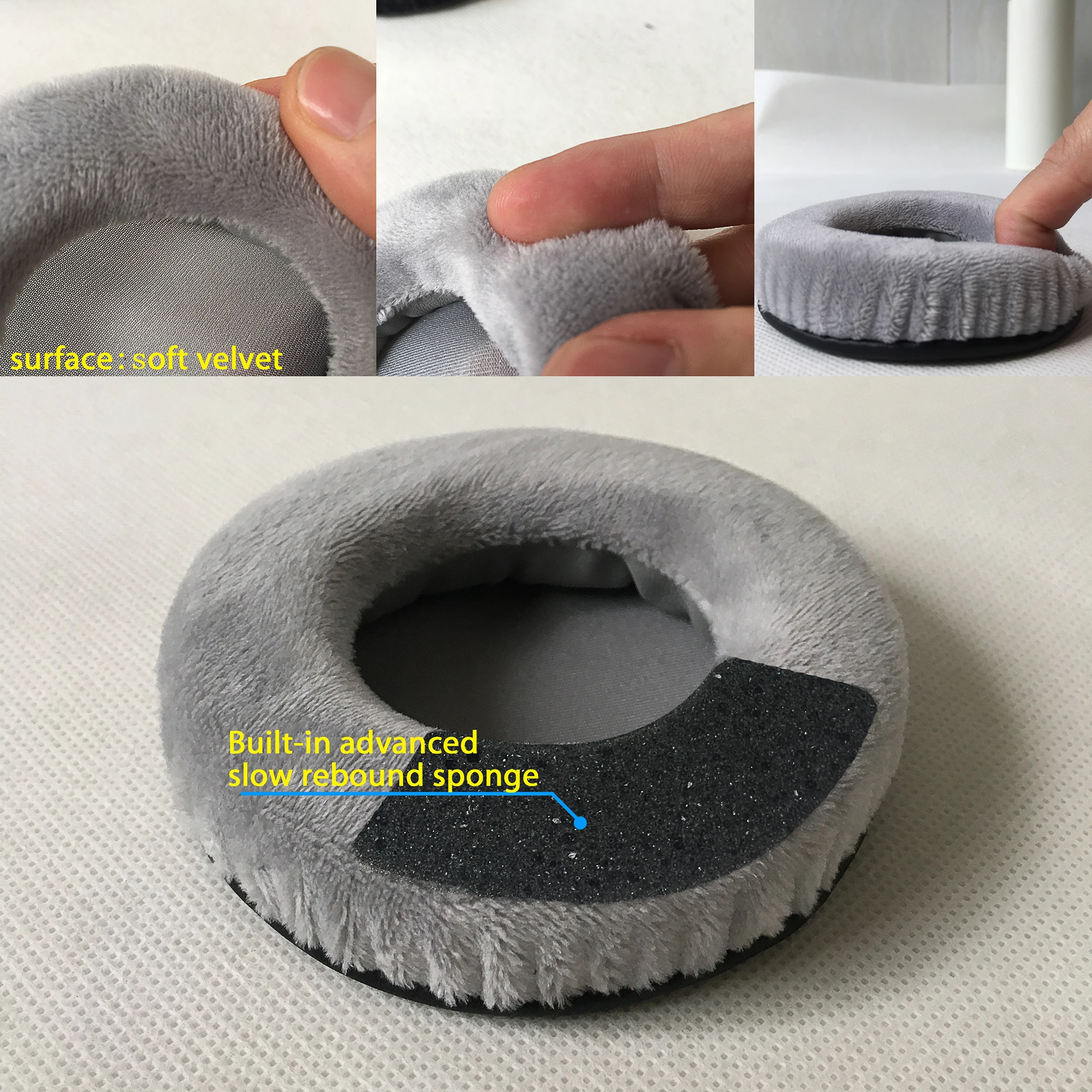 Сменные бархатные амбушюры Nullkeai для аудио техники наушники ATH ES10 ESW10