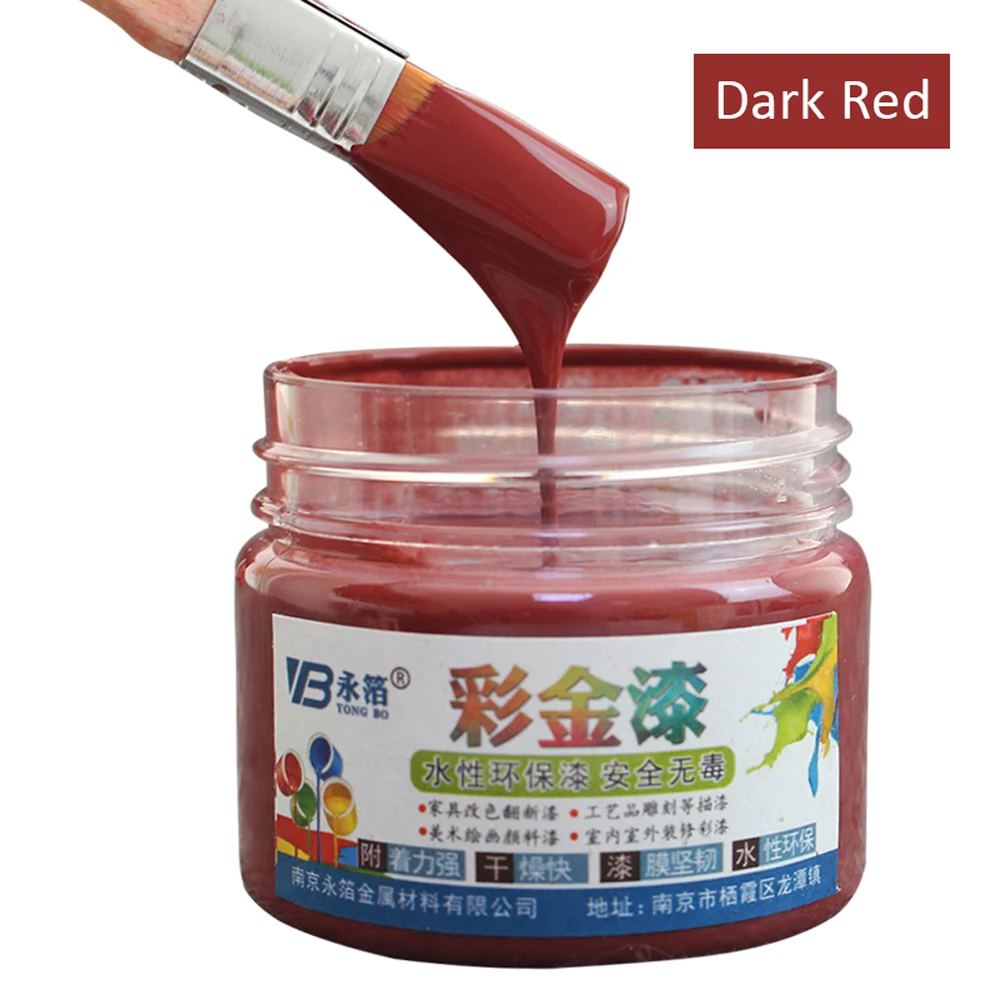 100 г темно-красная краска для мебели лак дерева на водной основе стен