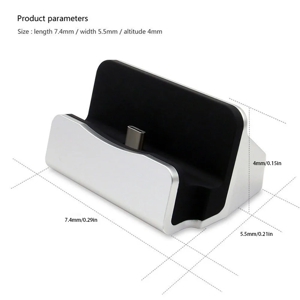 USB зарядное устройство для мобильного телефона док-станция зарядная станция для мобильного телефона настольная база для Android/type-C