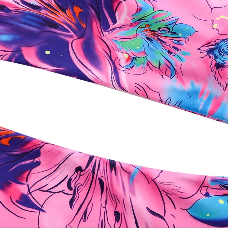 

High Waist Swimwear 2021 New Leaf Print Bikinis Women Swimsuit Vintage Retro Bathing Suit Halter Biquini Maillot