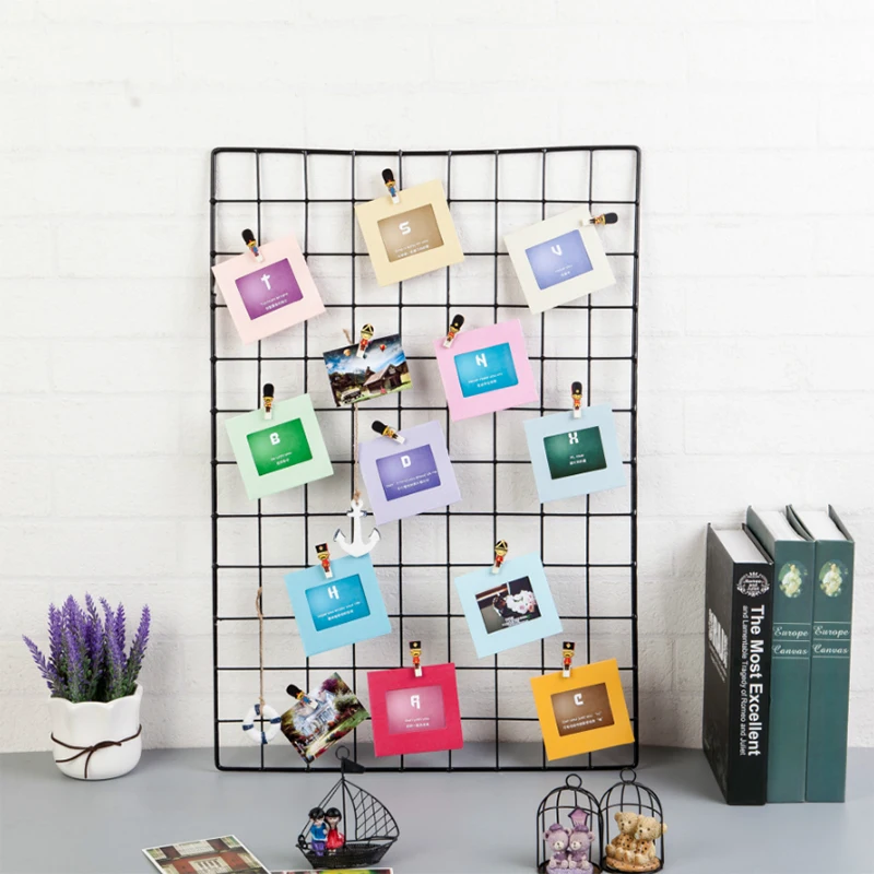 Комбинация DIY крафт бумаги фоторамки подвесная настенная рамка для фотографий и