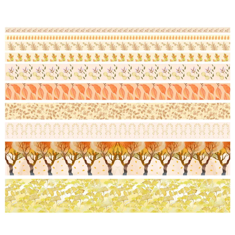 10 шт./лот девичье сердце Серия Цветочный милый бумажный маскирующий набор