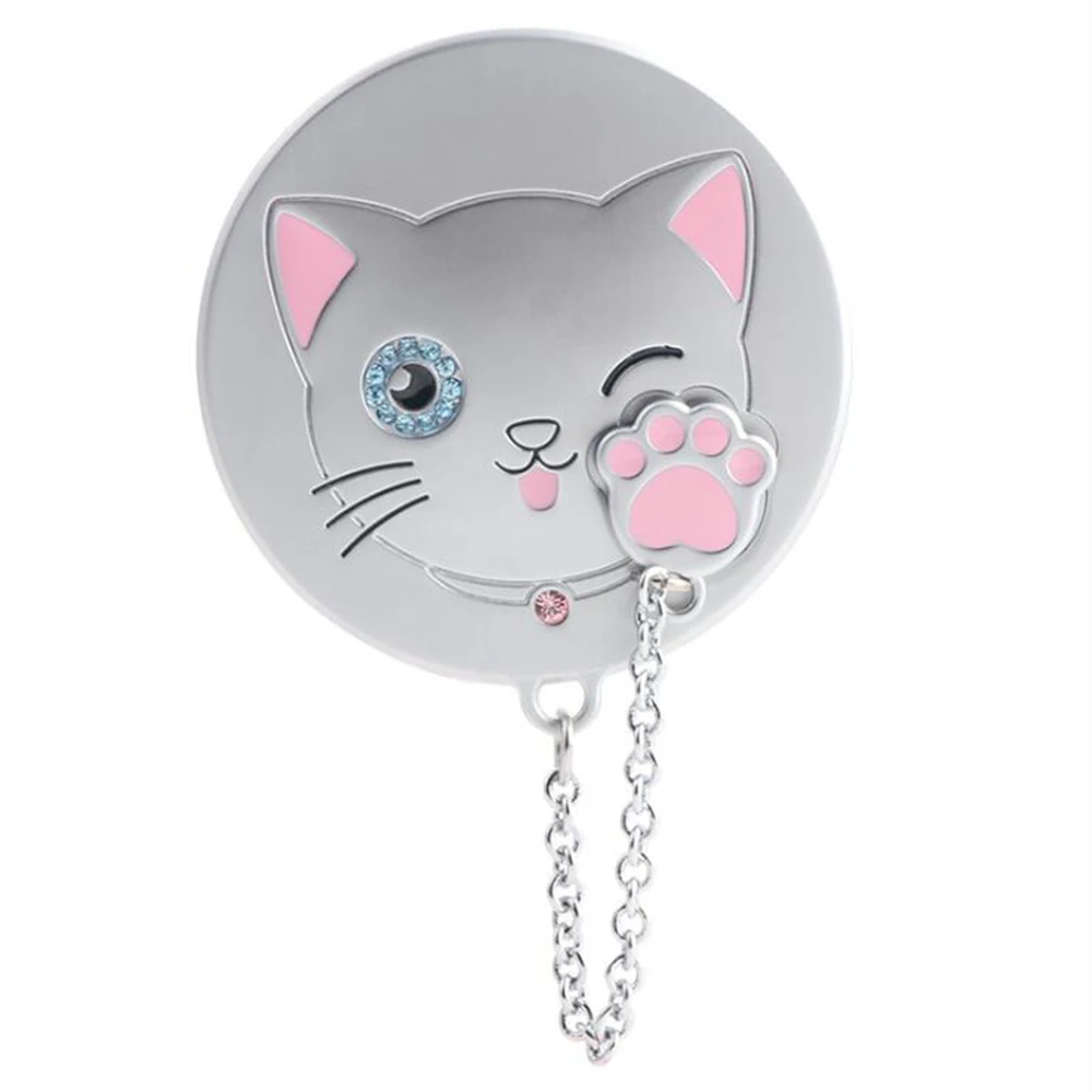 

Cartoon Mini Makeup Mirror Anti-fall Compact Pocket Mirror Small Portable Folding Mirror for Cute Girls Hand Held Beauty Tools