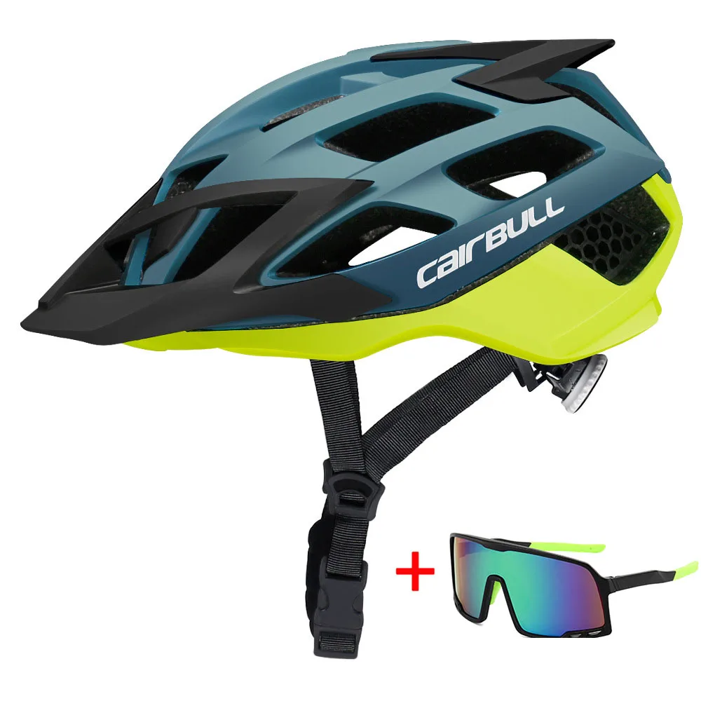 

Bicycle Helmet Cycling Helmet with Sunglasses Breathable In-mold Road Mountain Bike Helmet Integrally-molded MTB Casco Ciclismo