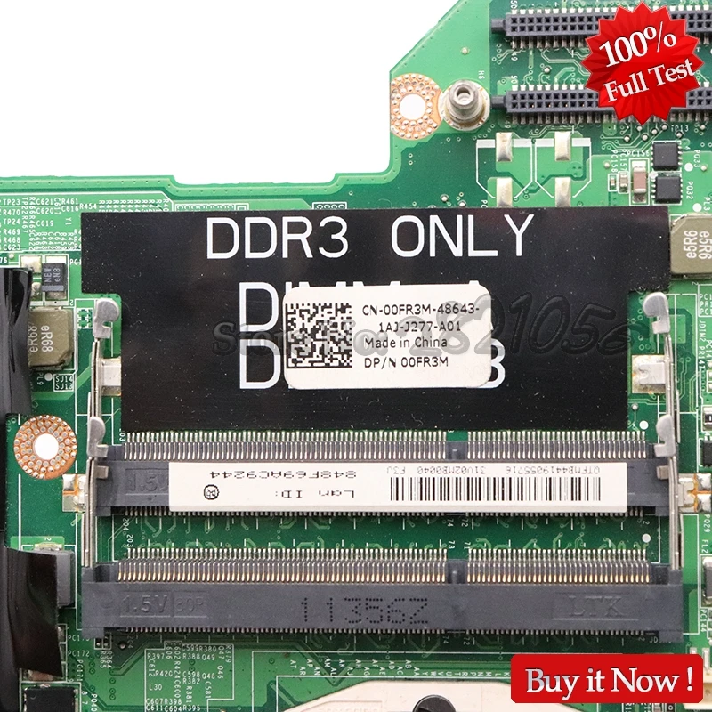 NOKOTION DAV02AMB8F1 CN 00FR3M PC основная плата для Dell inspiron 14R N4110 материнская ноутбука HM67 DDR3