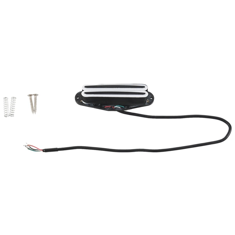Dual Hot Rail Blaster Humbucker Pickups for Stratocaster ST Tele Strat Squier Electric Guitar silver body with black rails | Спорт и