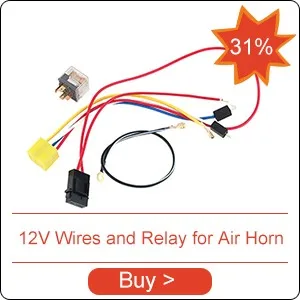 12 V/24 V 1280DB супер громкий звуковой сигнал все металлические поезд Рог нет необходимости для грузовика/транспортного средства/судна/поезда/грузовых автомобилей