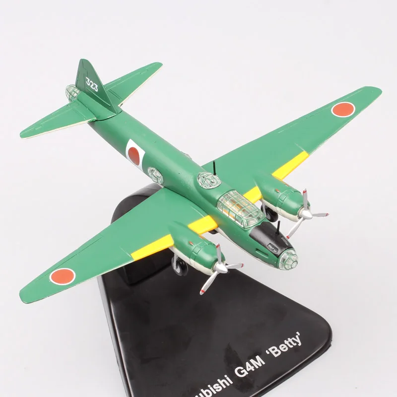 Модель военного самолета 1:144 ATLAS Classic WW2 Mitsubishi G4M бомбардировщик ВМС Бетти Литые и