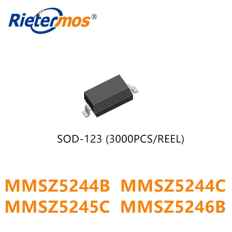 3000 шт. MMSZ5244B MMSZ5244C MMSZ5245C MMSZ5246B 16V SOD-123 Сделано в Китае | Электроника