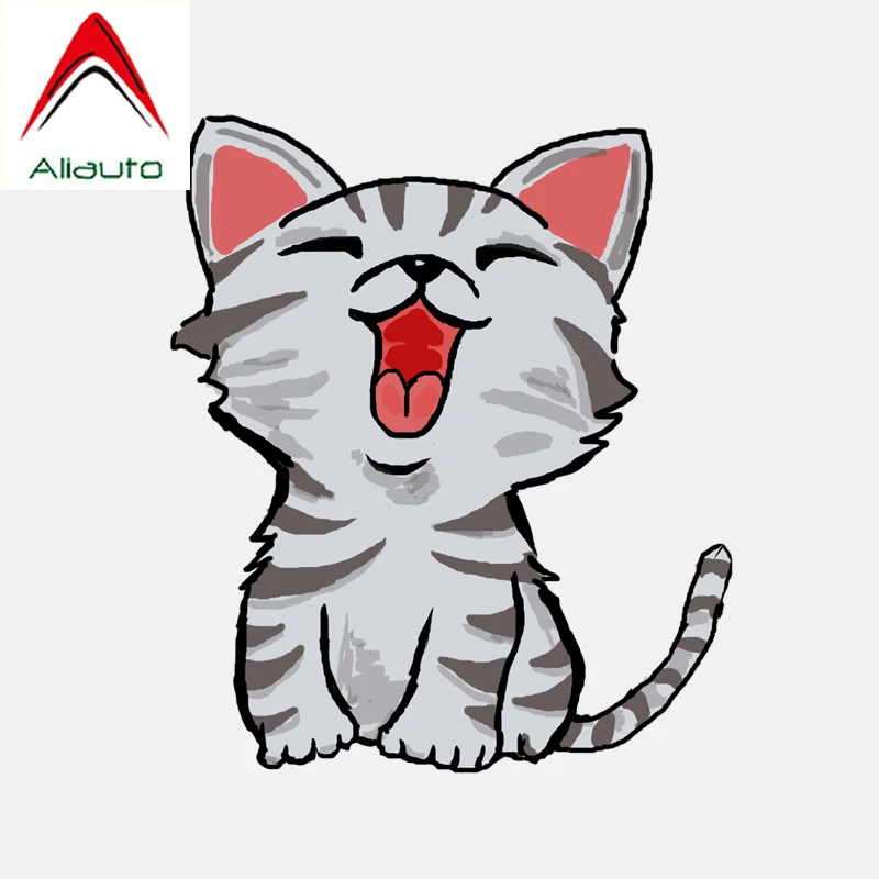 Aliauto стильная ручная роспись серый цвет авто декоративные Мультяшные ПВХ