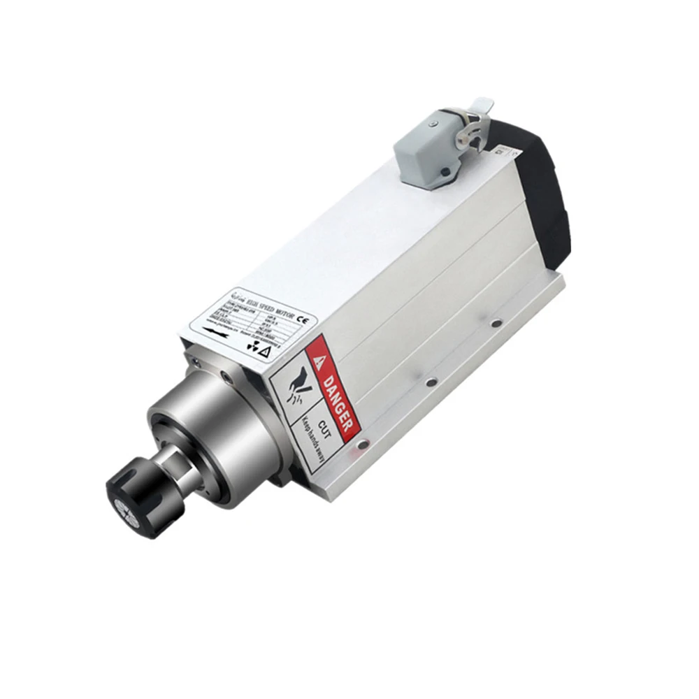 1.5KW 220V CNC мотор шпинделя с воздушным охлаждением мотор шпинделя ER11 цанговый патрон деревообрабатывающий фрезерный станок Инструменты с 4 подшипниками для гравера