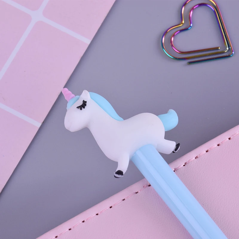 Из мультфильма Холодное сердце 1 шт. Единорог кавайные ручки Фламинго шариковые