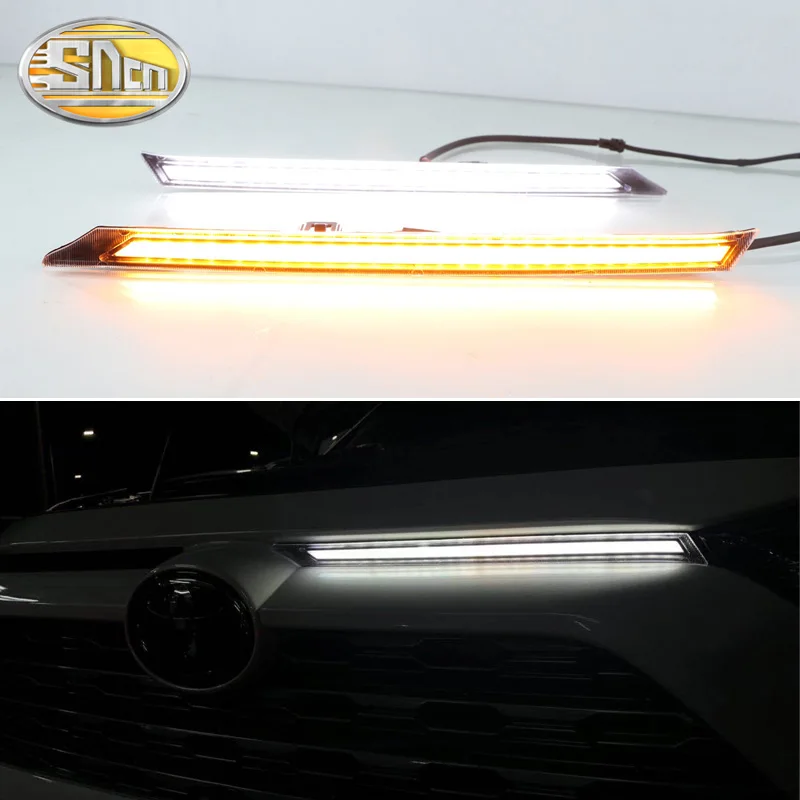 SNCN 2 шт. светодиодный дневные ходовые огни светильник для Toyota RAV4 2019 2020 течет